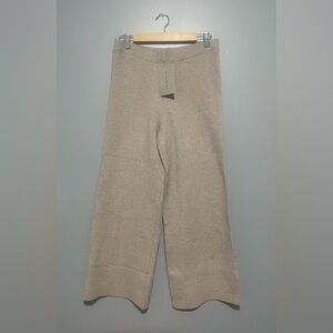 Women's Cropped Wide Sweater Pants - SEE AND BE SEEN